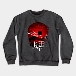 Red Blossom Crewneck Sweatshirt